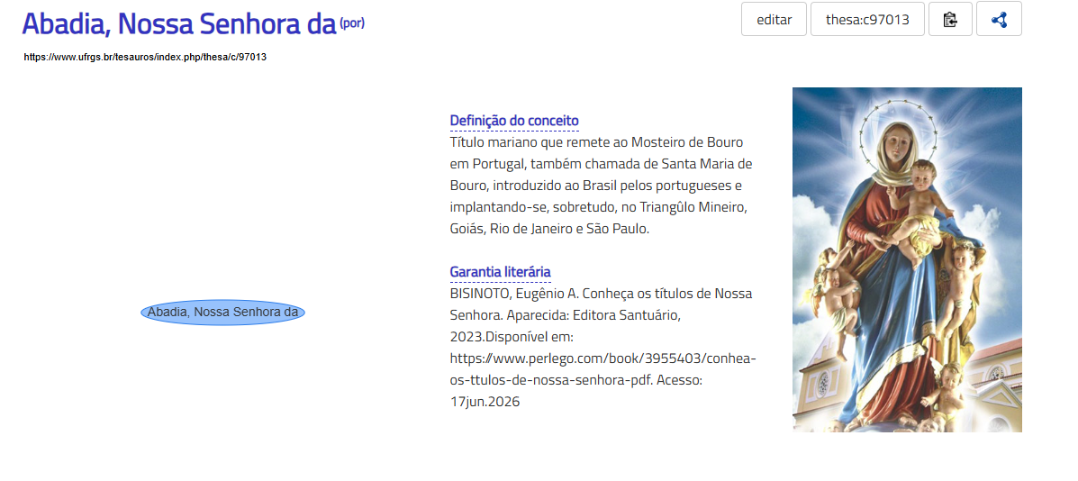 Registro Completo - Nossa Senhora da Abadia